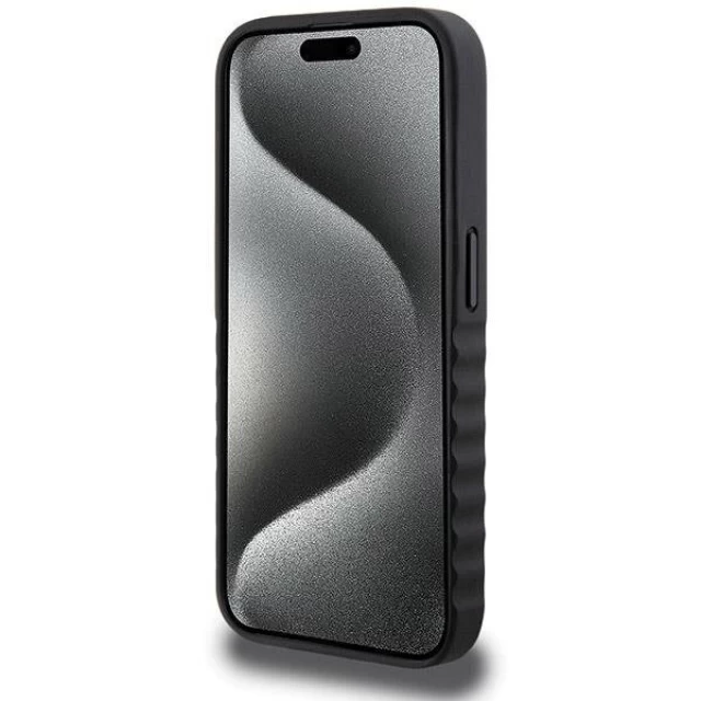 Чохол Mercedes Smooth Leather для iPhone 15 Pro Max Black with MagSafe (MEHMP15X23RCFK)