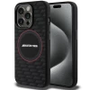 Чехол Mercedes для iPhone 15 Pro Leather Debossed Lines Black (AMHMP15L23SMRK)