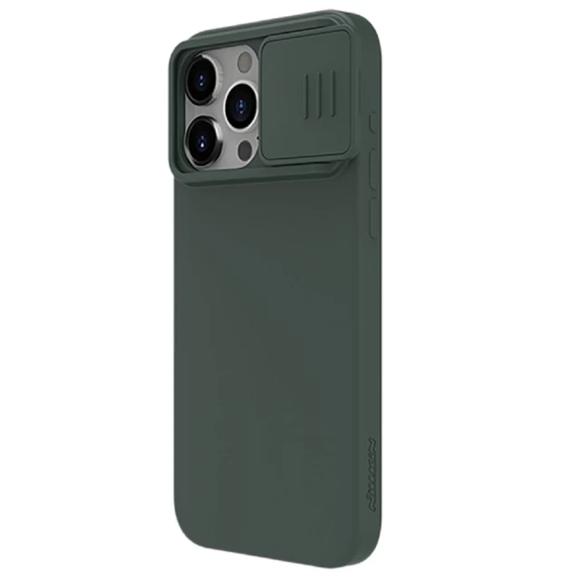 Чохол Nillkin CamShield Silky для iPhone 15 Pro Max Green (6902048266629)