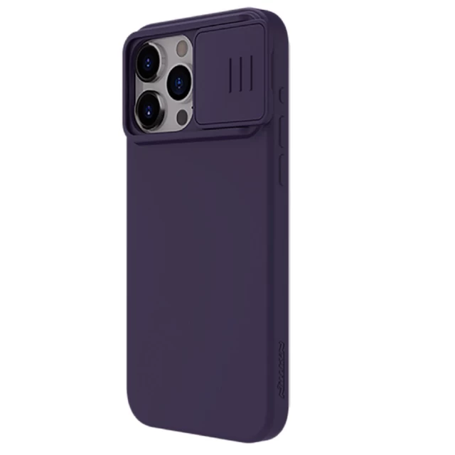 Чохол Nillkin CamShield Silky для iPhone 15 Pro Max Dark Purple (6902048266612)