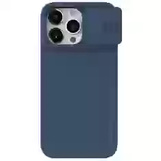 Чехол Nillkin CamShield Silky для iPhone 15 Pro Max Dark Blue (6902048266582)