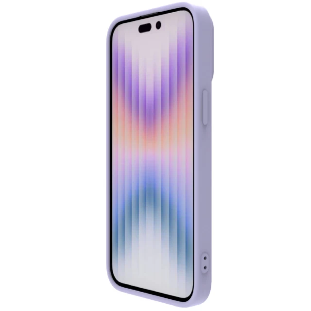 Чохол Nillkin CamShield Silky для iPhone 15 Pro Light Purple (6902048266520)