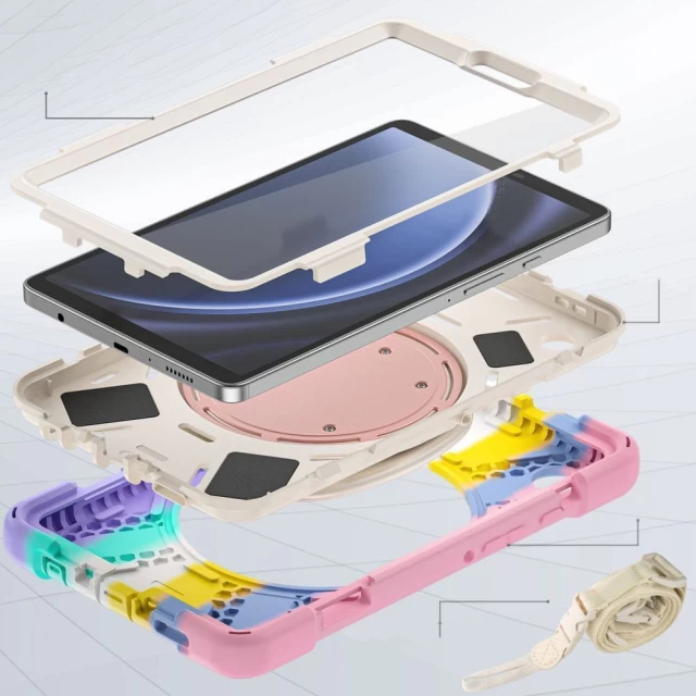 Чехол Tech-Protect X-Armor для Samsung Galaxy Tab A9 8.7 X110 | X115 Baby Color (9319456607703)