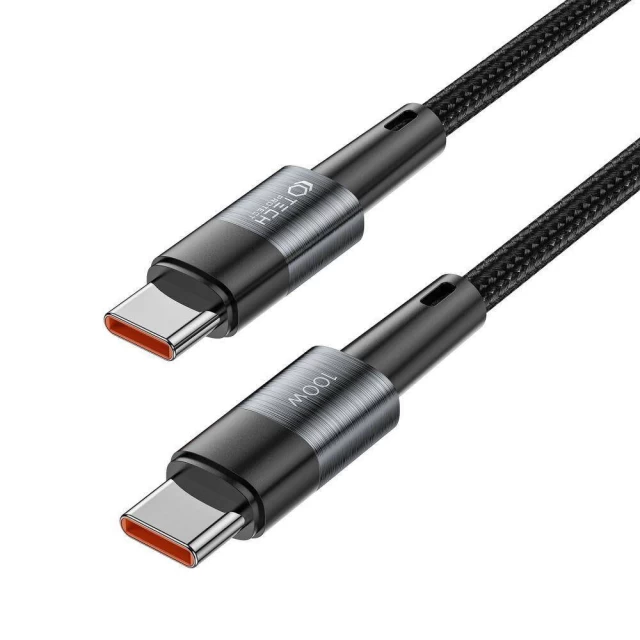 Кабель Tech-Protect Ultraboost USB-C to USB-C PD 100W 0.5 m Black (9319456607642)