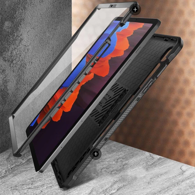 Чохол і захисне скло Supcase Unicorn Beetle Pro для Samsung Galaxy Tab S9 FE 10.9 X510 | X516B Black (843439138353)