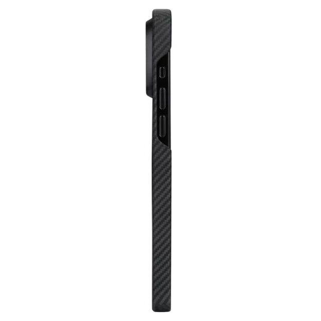 Чохол Pitaka MagEZ Case 4 Twill 600D для iPhone 15 Pro Black Grey with MagSafe (KI1501PA)