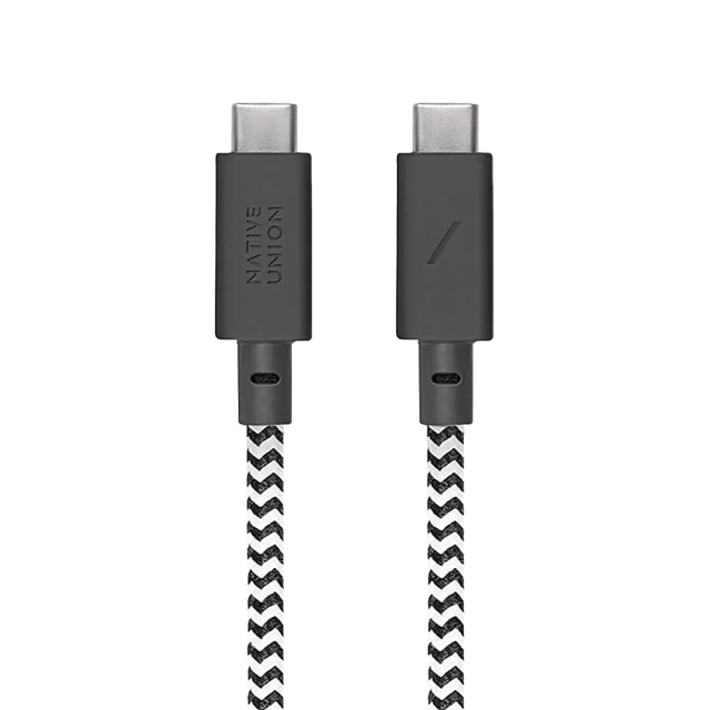 Кабель Native Union Anchor USB-C to USB-C 240W 3 m Zebra (ACABLE-C-ZEB-NP)