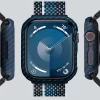 Чехол Pitaka Air Case для Apple Watch 45 mm Black Blue (KW2301A)