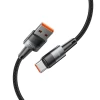 Кабель Tech-Protect Ultraboost USB-A to USB-C 66W 3 m Grey (9319456607352)