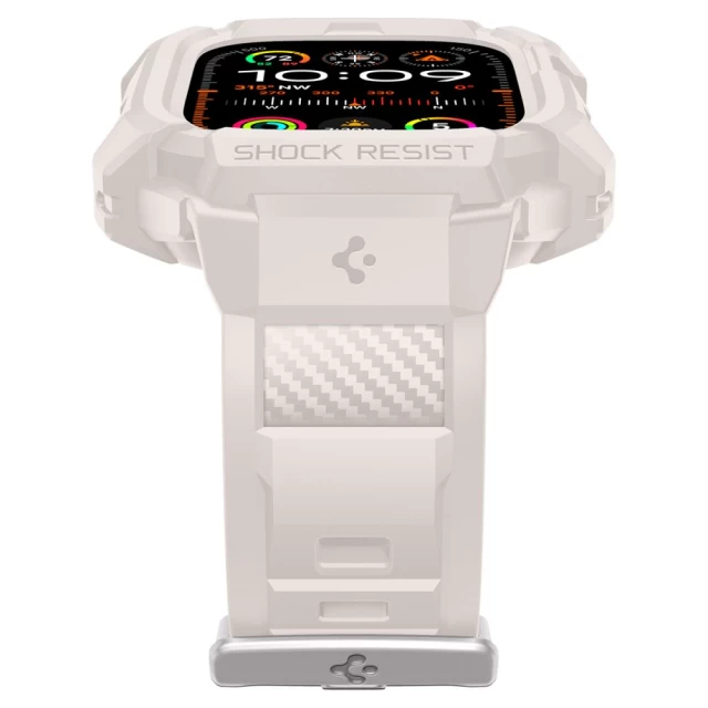 Чохол-ремінець Spigen Rugged Armor Pro для Apple Watch Ultra 49 mm Dune Beige (ACS07388)