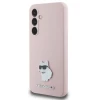 Чехол Karl Lagerfeld Silicone Choupette Metal Pin для Samsung Galaxy S23 FE (S711) Pink (KLHCS23FESMHCNPP)
