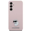 Чехол Karl Lagerfeld Silicone Choupette Metal Pin для Samsung Galaxy S23 FE (S711) Pink (KLHCS23FESMHCNPP)