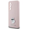 Чохол Karl Lagerfeld Silicone Choupette Metal Pin для Samsung Galaxy S23 FE (S711) Pink (KLHCS23FESMHCNPP)