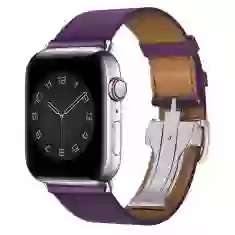 Ремінець Upex Single Tour Deployment Buckle для Apple Watch 41 | 40 | 38 mm Anemone Swift Leather