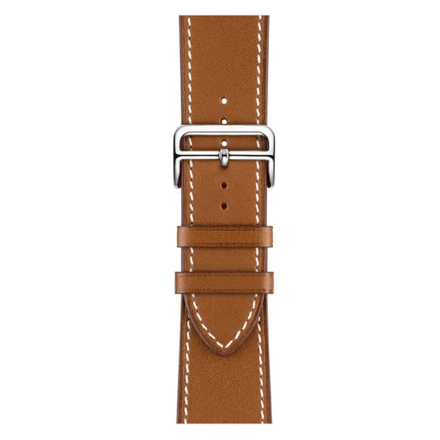 Ремешок Upex Single Tour Deployment Buckle для Apple Watch 49 | 45 | 44 | 42 mm Fauve Barenia Leather