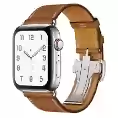 Ремінець Upex Single Tour Deployment Buckle для Apple Watch 41 | 40 | 38 mm Fauve Barenia Leather