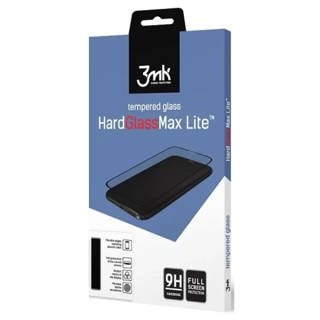 Защитное стекло 3mk HardGlass Max Lite для Samsung Galaxy A9s Black (5903108073004)