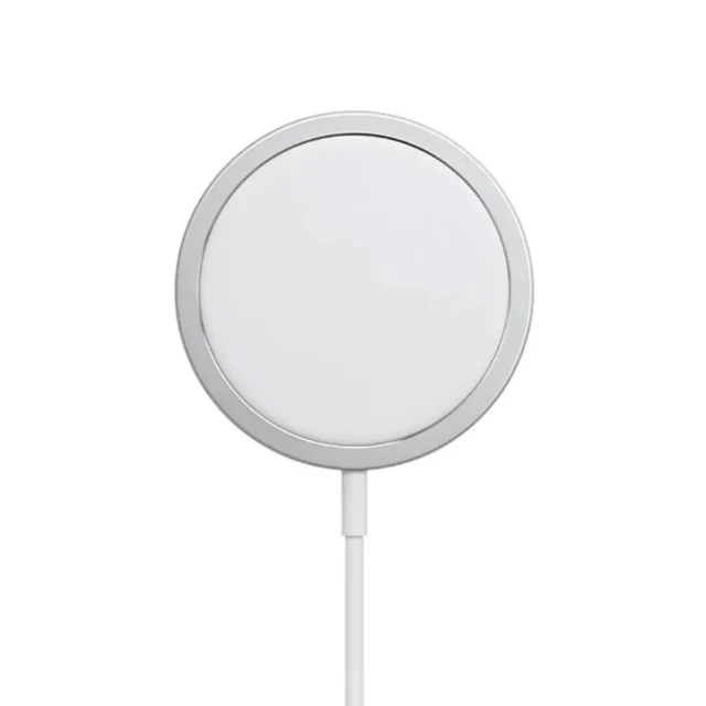 Бездротовий зарядний пристрій WIWU Magnetic 15W White with MagSafe (Wi-W009)