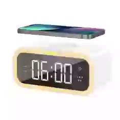 Бездротовий зарядний пристрій WIWU&Alarm Clock 15W White (Wi-W015)