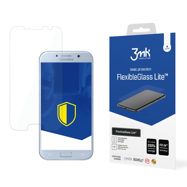 Защитное стекло 3mk FlexibleGlass Lite для Samsung Galaxy A5 2017 (A520) Transparent (5903108029810)