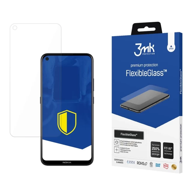 Защитное стекло 3mk FlexibleGlass для Nokia 5.4 Transparent (5903108357364)