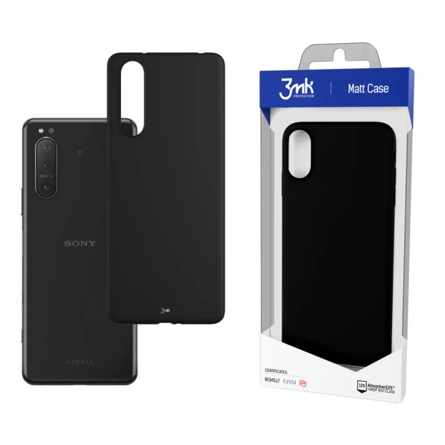 Чехол 3mk Matt Case для Sony Xperia 5 II Black (5903108350310)
