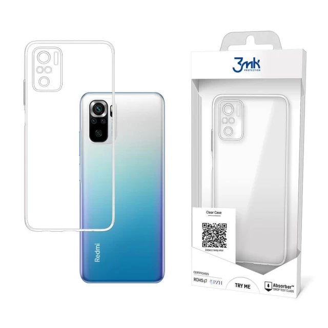 Чохол 3mk Clear Case для Xiaomi Redmi Note 10s | 10 4G Transparent (5903108376426)