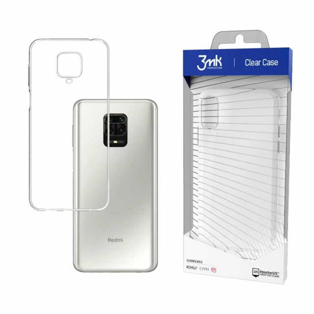 Чехол 3mk Clear Case для Xiaomi Redmi Note 9 Pro 4G Transparent (5903108253734)