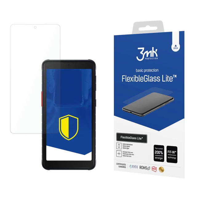 Защитное стекло 3mk FlexibleGlass Lite для Samsung Galaxy Xcover 5 (G525) Transparent (5903108370479)