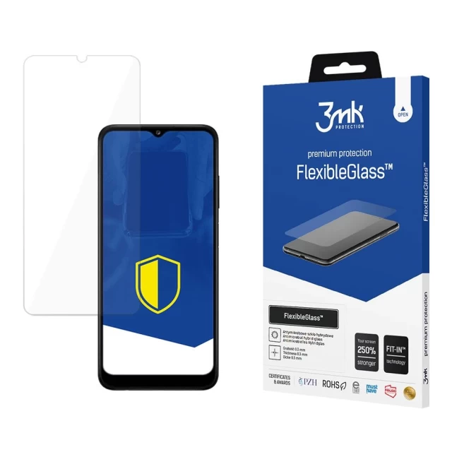 Захисне скло 3mk FlexibleGlass для Samsung Galaxy A03 (A035) Transparent (5903108450577)