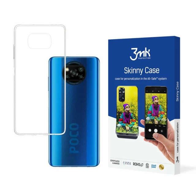 Чехол 3mk Skinny Case для Xiaomi Poco X3 Transparent (5903108458429)
