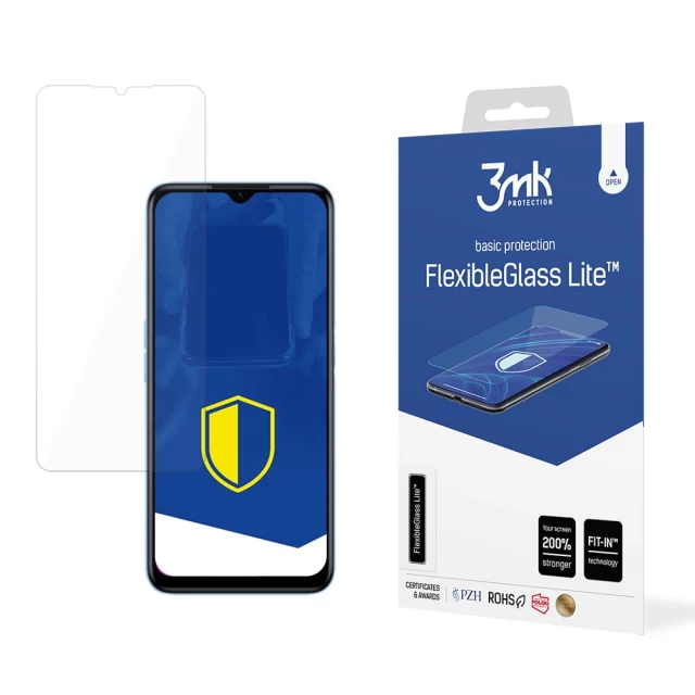 Захисне скло 3mk FlexibleGlass Lite для Realme Narzo 50A Prime Transparent (5903108483667)