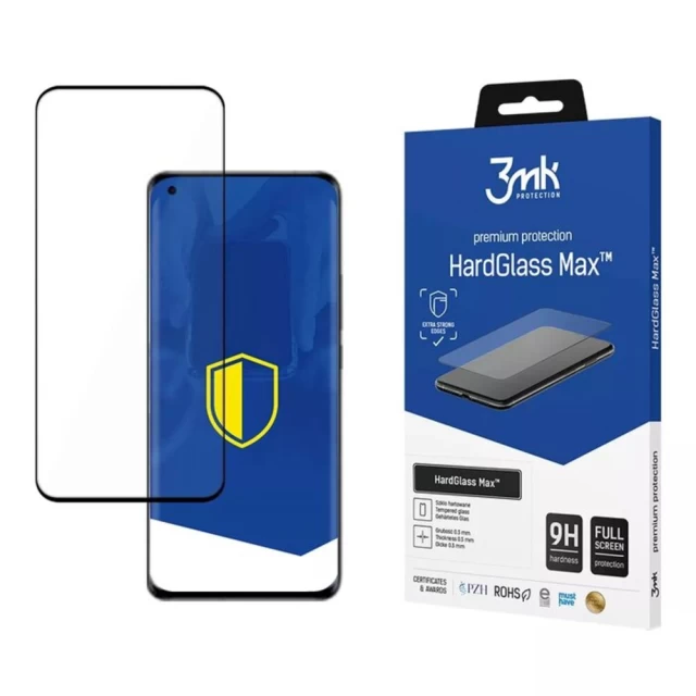 Защитное стекло 3mk HardGlass Max для Xiaomi Mi 11 Ultra 5G Black (5903108390859)