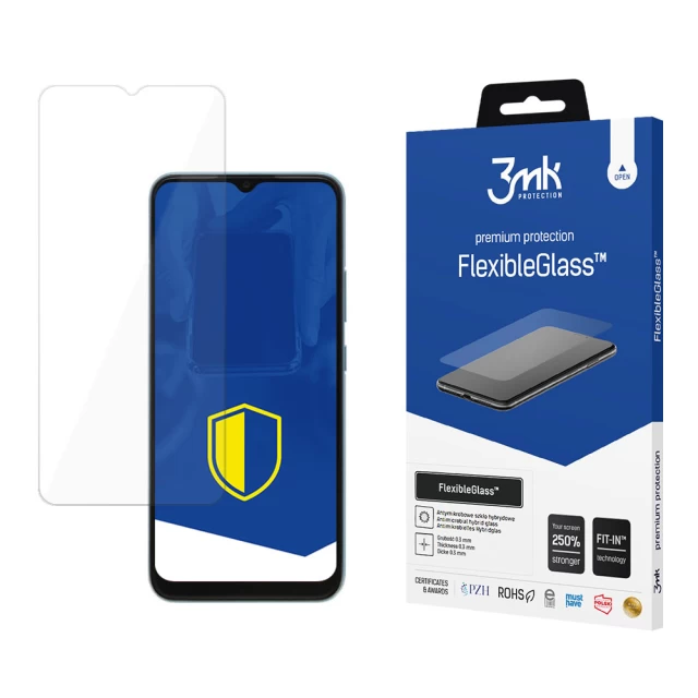 Защитное стекло 3mk FlexibleGlass для Realme C21Y Transparent (5903108411103)