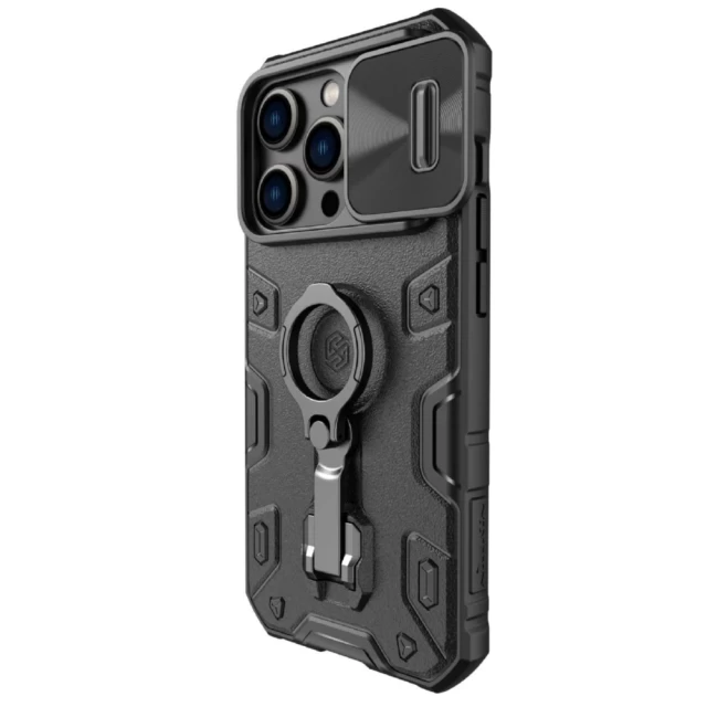 Чохол Nillkin CamShield Armor Pro для iPhone 14 Pro Black with MagSafe (6902048248809)