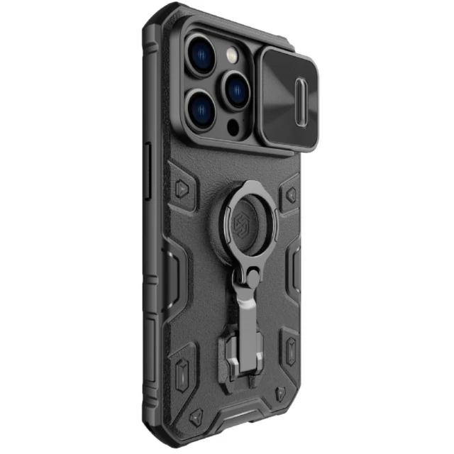 Чохол Nillkin CamShield Armor Pro для iPhone 14 Pro Black with MagSafe (6902048248809)