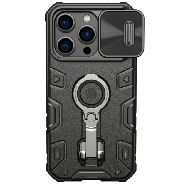 Чохол Nillkin CamShield Armor Pro для iPhone 14 Pro Black with MagSafe (6902048248809)