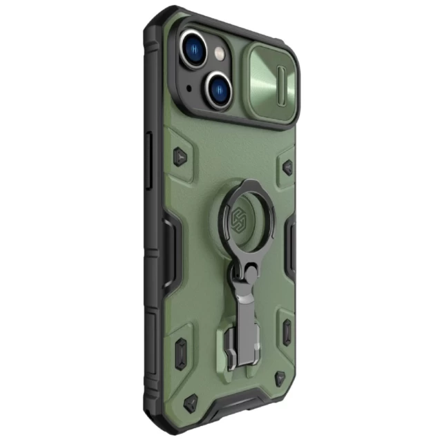 Чехол Nillkin CamShield Armor Pro для iPhone 14 Plus Dark Green with MagSafe (6902048248854)