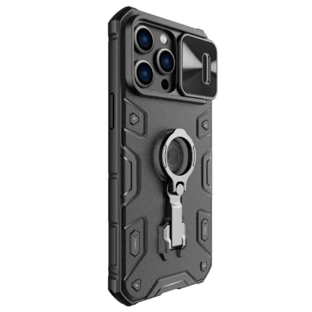 Чохол Nillkin CamShield Armor Pro для iPhone 14 Pro Max Black with MagSafe (6902048248861)