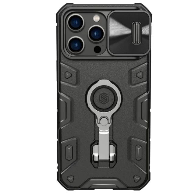 Чехол Nillkin CamShield Armor Pro для iPhone 14 Pro Max Black with MagSafe (6902048248861)
