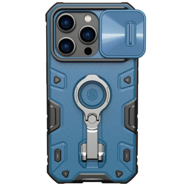 Чохол Nillkin CamShield Armor Pro для для iPhone 14 Pro Blue (6902048248694)