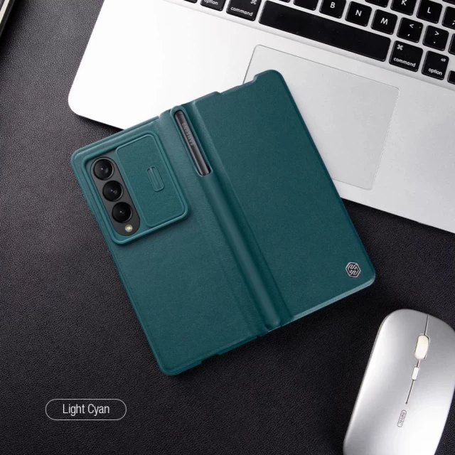 Чохол Nillkin Qin Pro для Samsung Galaxy Fold4 (F936) Green (6902048250284)