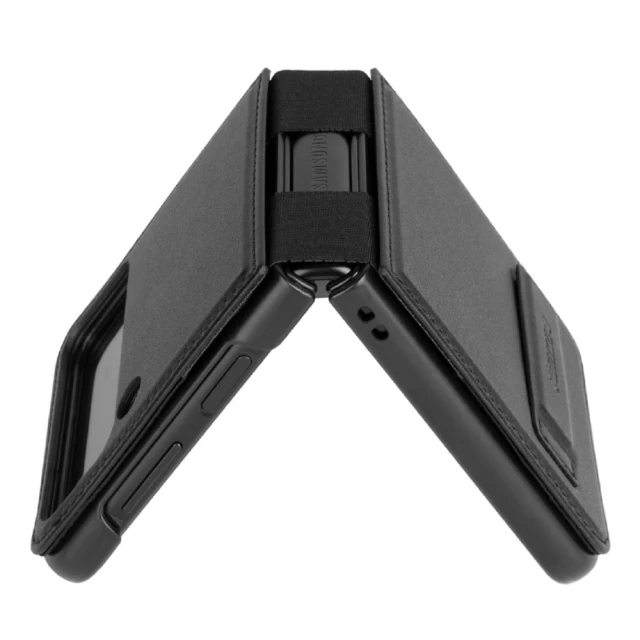 Чохол Nillkin Qin Vegan Leather для Samsung Galaxy Flip4 (F721) Black (6902048248007)
