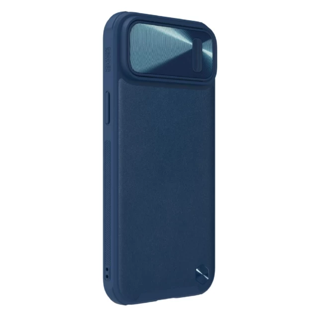Чехол Nillkin CamShield Leather S для iPhone 14 Blue (6902048249660)