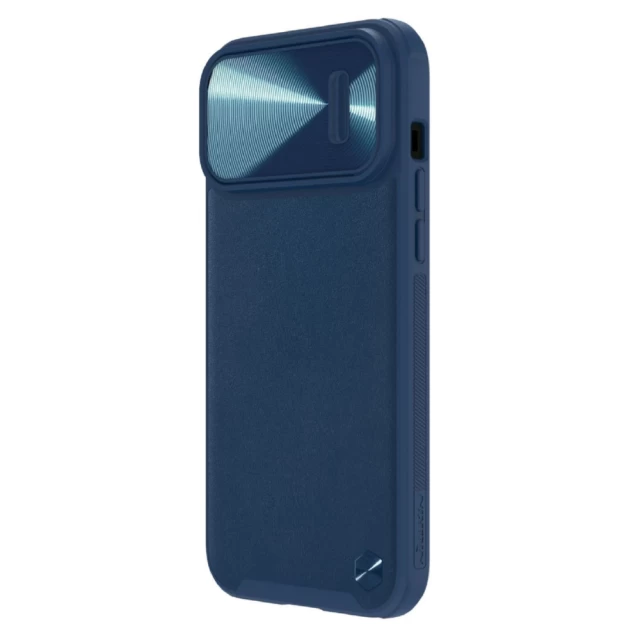 Чохол Nillkin CamShield Leather S для iPhone 14 Pro Blue (6902048249691)