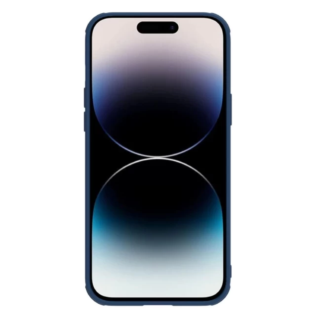 Чехол Nillkin CamShield Leather S для iPhone 14 Pro Blue (6902048249691)