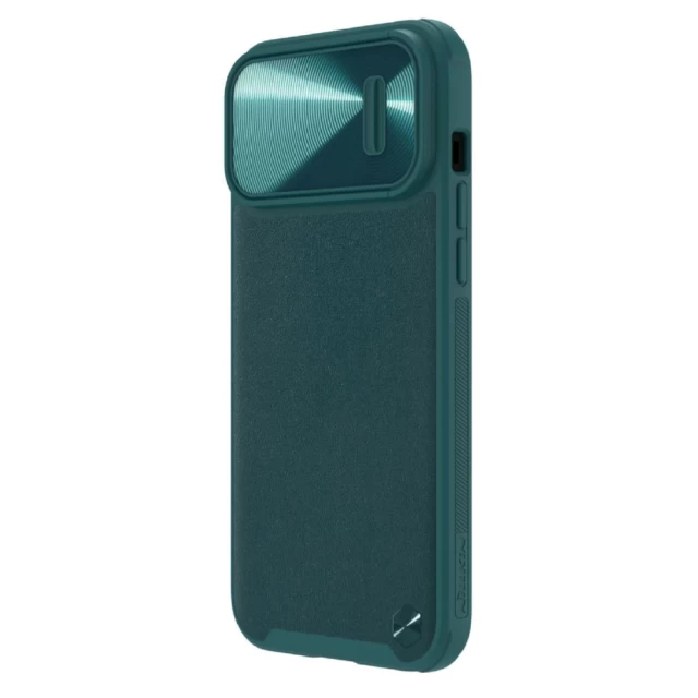 Чехол Nillkin CamShield Leather S для iPhone 14 Pro Green (6902048249707)