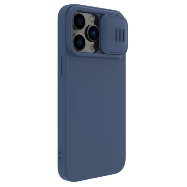 Чехол Nillkin CamShield Silky для iPhone 14 Pro Max Blue (6902048249349)