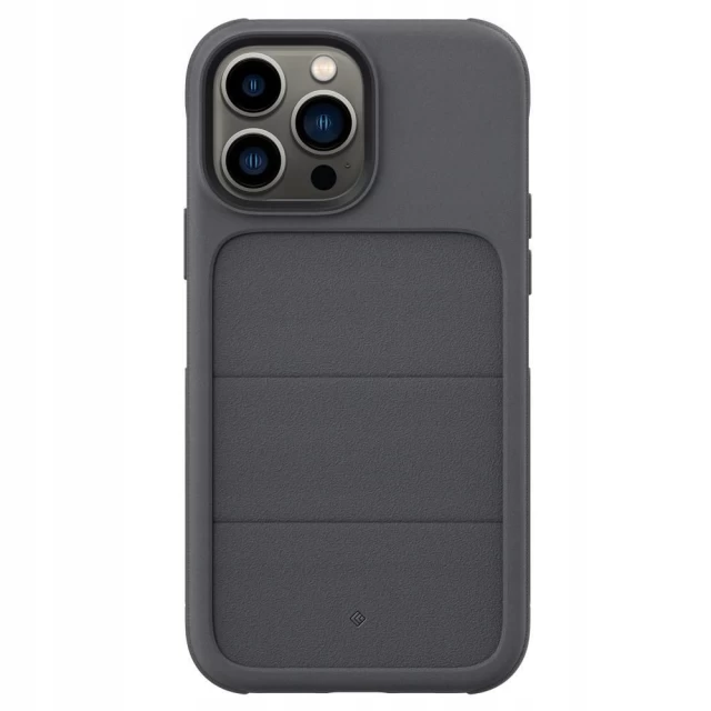 Чехол Spigen Caseology Stratum для iPhone 13 Pro Ash Grey with MagSafe (ACS03602)