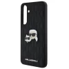 Чохол Karl Lagerfeld Monogram Karl & Choupette Head Pin для Samsung Galaxy S24 FE (S721) Black (KLHCS24FEPGKLKCPK)